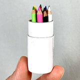 12 mini pencils in paper tube