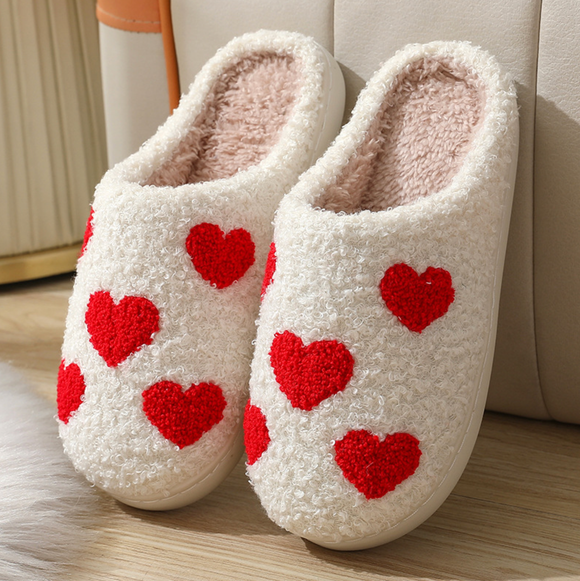 Valentine's Day Mini Heart Slippers