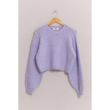 Wool Blend Cropped Sweater