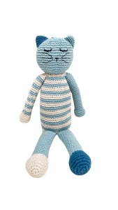 Plush Sleeping Kitten