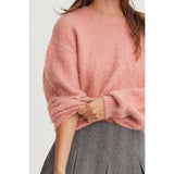Wool Blend Cropped Sweater