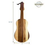 Shiplap Ukulele Serving Board