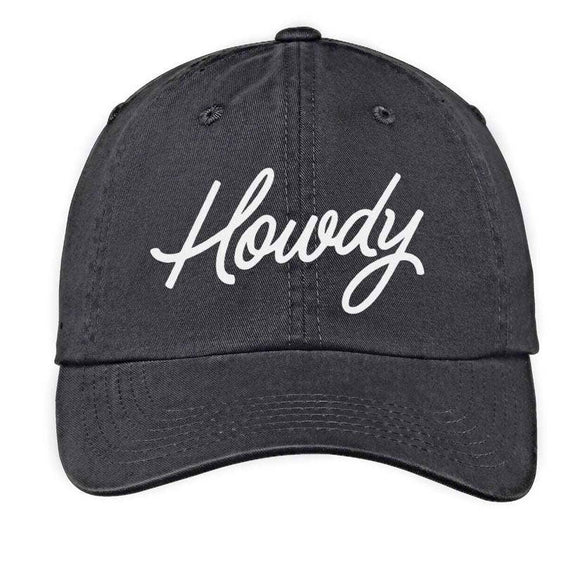 Howdy Cursive Baseball Cap