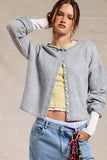Essential Button Down Cardigan Top
