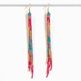 Beaded Fringe Duster Earrings