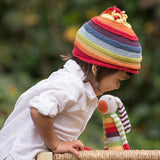 Rainbow Knit Baby Hat