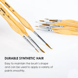 11 Pcs Miniature Brush Set