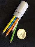12 mini pencils in paper tube