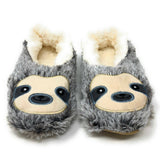 Sloth Step | Kid's Cute Fluffy House Indoor Slippers