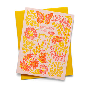 Floral Birthday Card