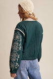 Embroidered Quilted Western Jacket