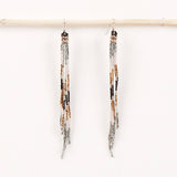 Beaded Fringe Duster Earrings