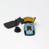 Bear Backpack Enamel Pin