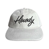 Howdy Cursive Corduroy Cap