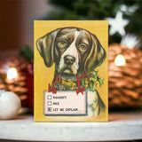Naughty • Nice • Let Me Explain - Dog Lover's Christmas Card