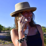 Clip & Go Strap with Zippered Pouch – Chevron Collection