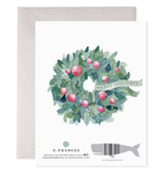 Comfort and Joy Wreath Greeting Card