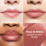 Glossy Lip Balm in Rose & Shine