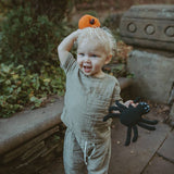 Handmade Orange Pumpkin Rattle