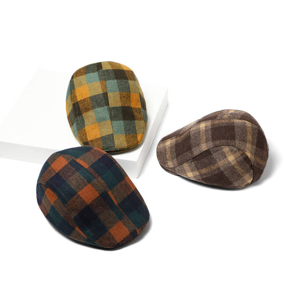 Men's Winter Plaid Ivy Hat