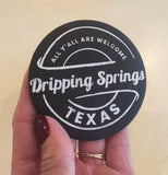 Dripping Springs, Texas Magnet (circle shape)