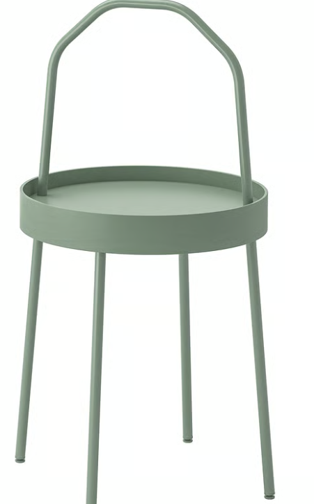 Sage Green Side Table - SOLD AS IS