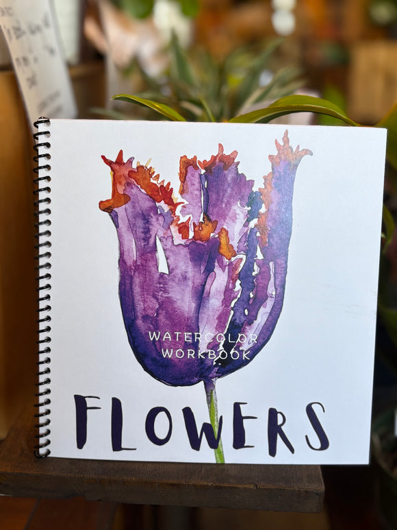 Flowers Watercolor Workbook (KM)