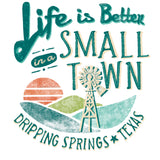 "Better in a Small Town" Cotton Apron
