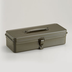 Steel Toolbox with Flat Lid
