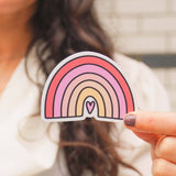 Pink Rainbow Sticker