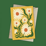 Ox-Eye Daisy | Modern-Retro Floral Reusable Greeting Card