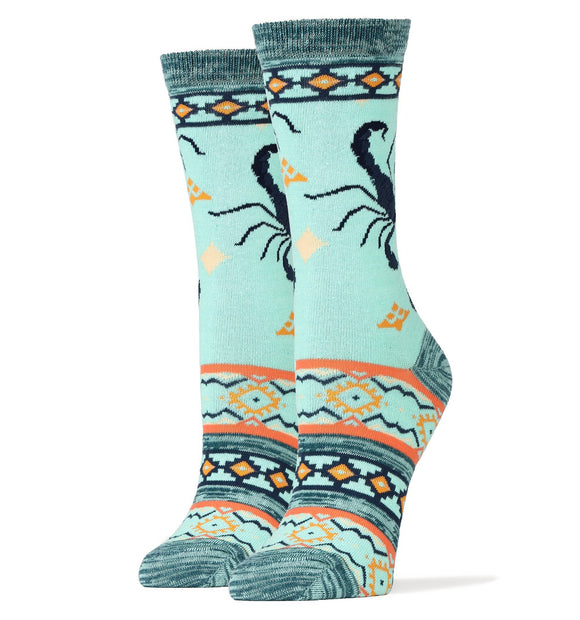 Scorpion Bite | Women's Premium Cotton Socks