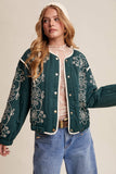 Embroidered Quilted Western Jacket