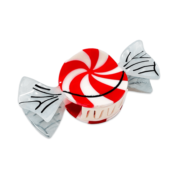 Peppermint Candy Claw Clip