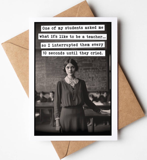 Teacher Appreciation Card