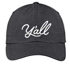 Cursive Y'all Baseball Cap