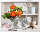 Large Woman Head Planter