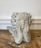 Small Cement Little Angel Planter