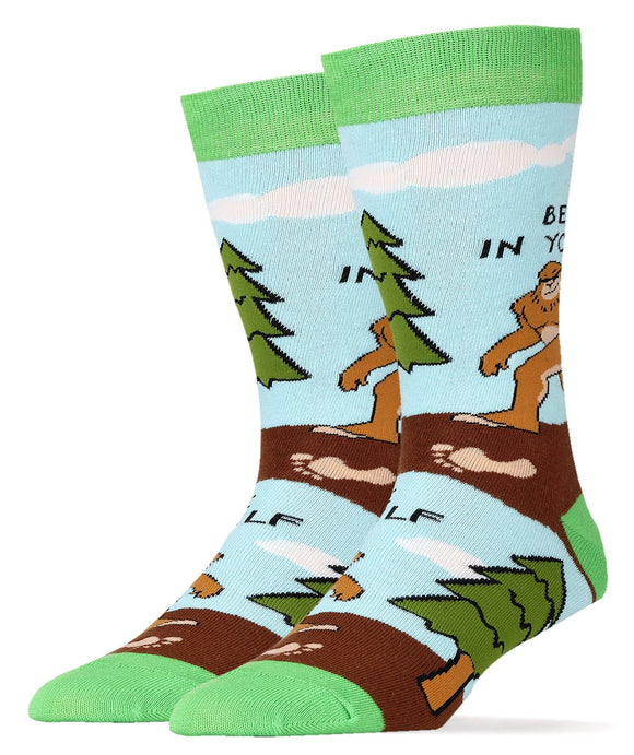 Believe | Men's Sasquatch Crew Socks