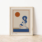 High Noon | Coastal Cowgirl Art Print