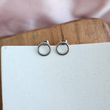 Luxe Silver Oriana Studs - Small