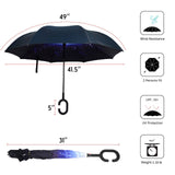 Big Bang Explosion Galaxy Double Layer Inverted Umbrella