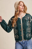 Embroidered Quilted Western Jacket