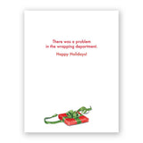 Cat in Christmas Box Card