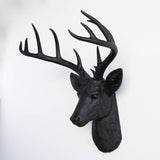 Faux Deer Head Sculpture Wall Mount