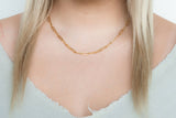 Luxe Gold Paper Clip Chain - 18"