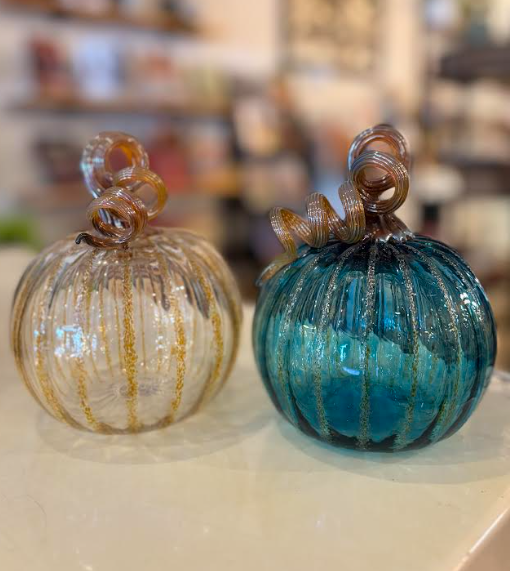 Blown Glass Pumpkin