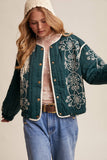 Embroidered Quilted Western Jacket