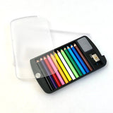 12 Mini Pencils in Clear Card Case