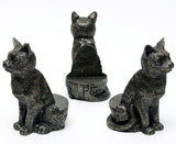 Sitting Cat Plant Pot Feet - Set of 3